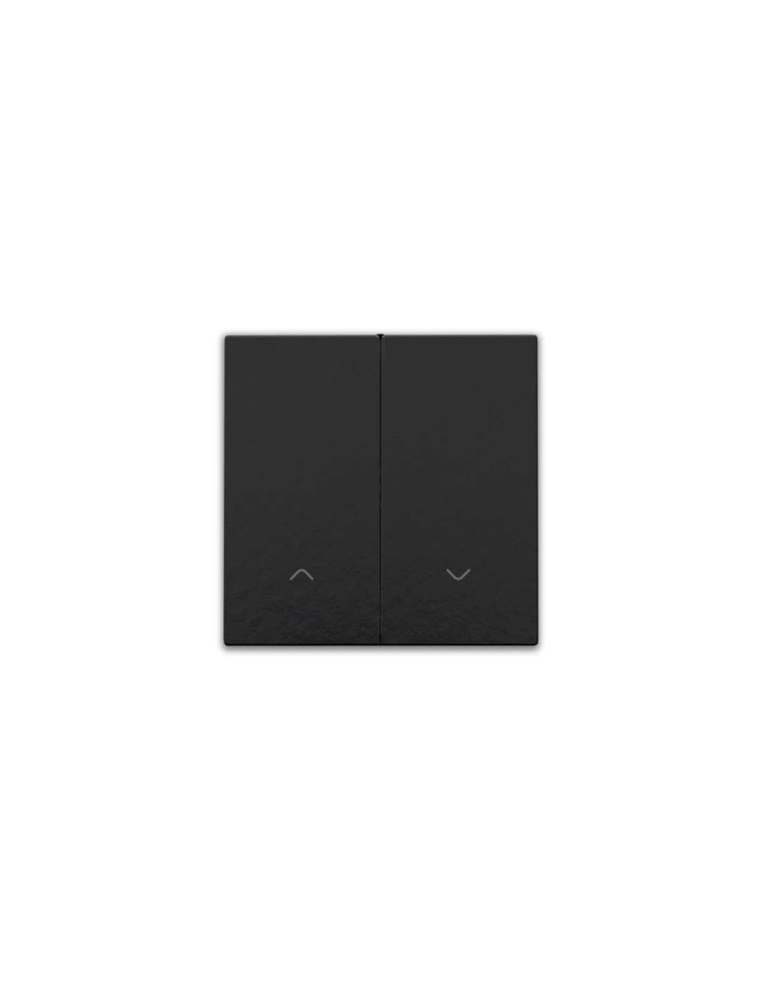 Set de finition pour interrupteur pour volets électronique double, couleur piano black coated