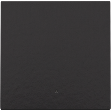 Set de finition avec lentille pour interrupteur électronique ou bouton-poussoir simple, couleur piano black coated