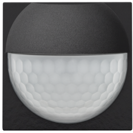 Set de finition pour détecteur de mouvement mural pour Niko Home Control, couleur piano black coated
