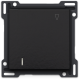 Interrupteur pour cartes d'hôtel, socle, bornes à vis et set de finition couleur piano black coated