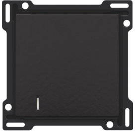 Set de finition pour interrupteur pour cartes d'hôtel, couleur piano black coated