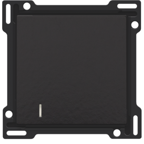 Set de finition pour interrupteur pour cartes d'hôtel, couleur piano black coated