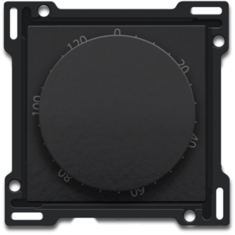 Set de finition pour minuterie réglable jusqu'à 120 min., couleur piano black coated