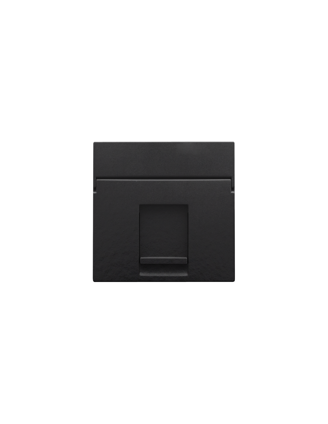 Enjoliveur data 1x RJ, couleur piano black coated