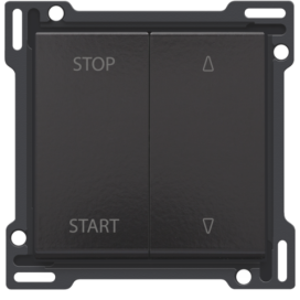 Set de finition pour interrupteur pour volets à verrouillage électrique, couleur piano black coated
