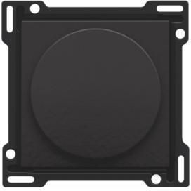 Set de finition 1-2-3 pour interrupteur rotatif pour moteurs, couleur piano black coated