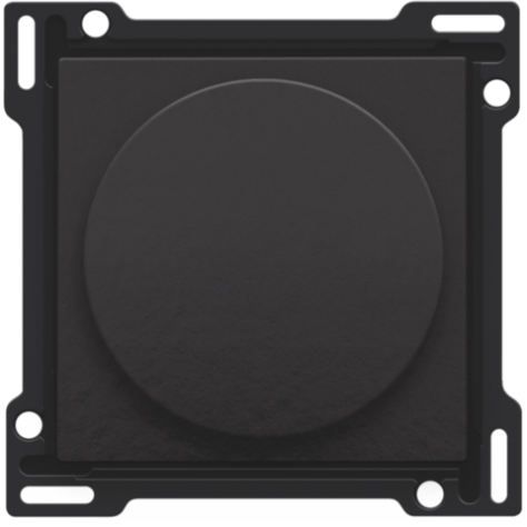 Set de finition 1-2-3 pour interrupteur rotatif pour moteurs, couleur piano black coated