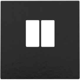 Set de finition pour prise simple pour haut-parleur, couleur piano black coated