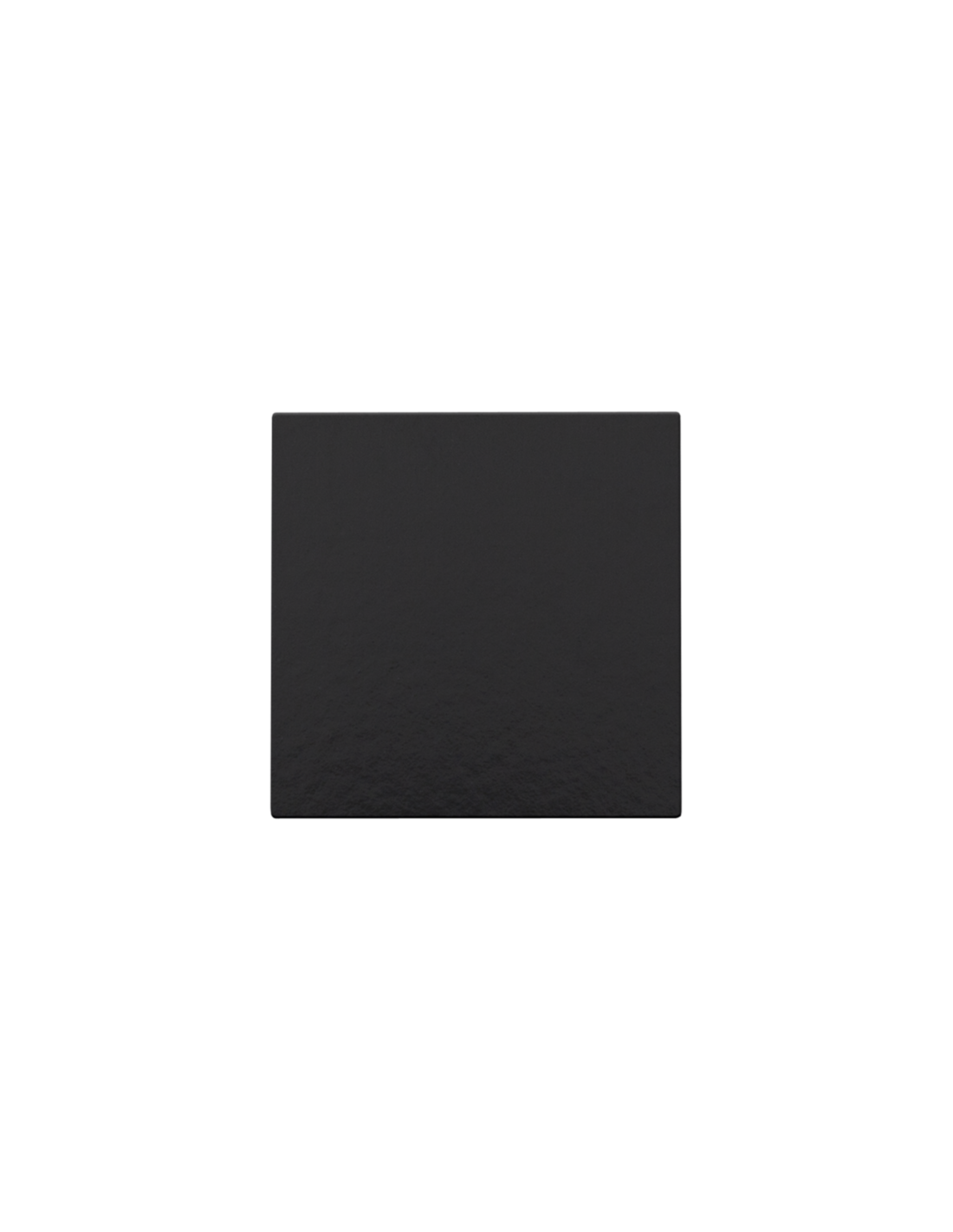 Set de finition avec sortie de câble pour cache-trou avec serre-fil, couleur piano black coated