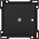 Set de finition pour récepteur RF encastré à 1 canal avec contact unipolaire (libre de potentiel) ou récepteur RF encastré avec fonction de commande des volets, couleur piano black coated