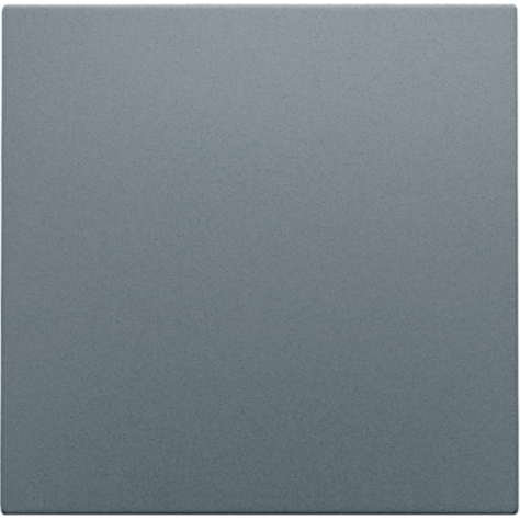 Set de finition pour interrupteur électronique ou bouton-poussoir simple, couleur blue grey coated