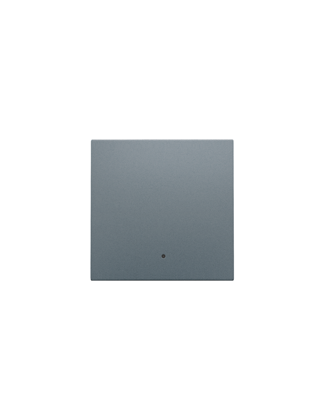 Set de finition avec lentille pour interrupteur électronique ou bouton-poussoir simple, couleur blue grey coated