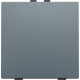 Bouton-poussoir simple pour Niko Home Control, couleur blue grey coated
