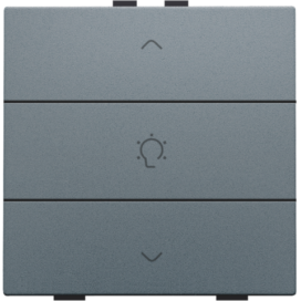 Commande de variateur simple pour Niko Home Control, couleur blue grey coated