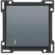 Set de finition avec voyant pour interrupteur ou bouton-poussoir simple, couleur blue grey coated