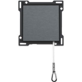 Set de finition pour bouton-poussoir à tirette, couleur blue grey coated