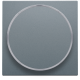 Set de finition avec anneau transparent sans symbole pour bouton-poussoir 6 A avec LED couleur ambre avec culot E10, couleur blue grey coated