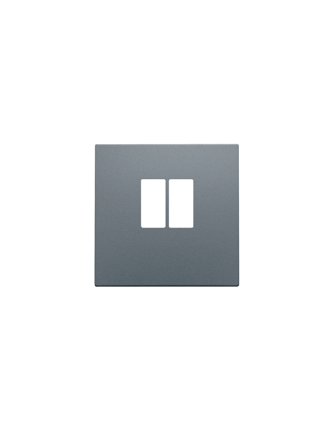 Set de finition pour prise simple pour haut-parleur, couleur blue grey coated