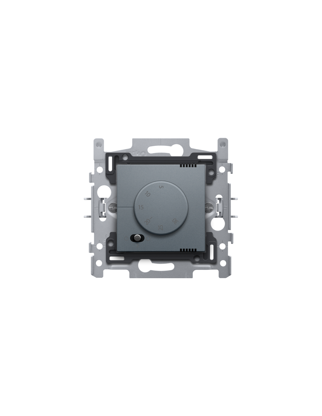 Thermostat électronique, couleur blue grey coated