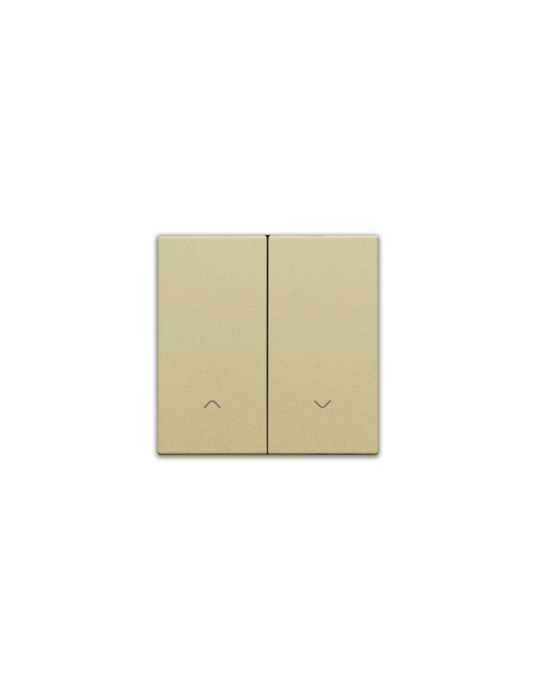 Set de finition pour interrupteur pour volets électronique double, couleur gold coated