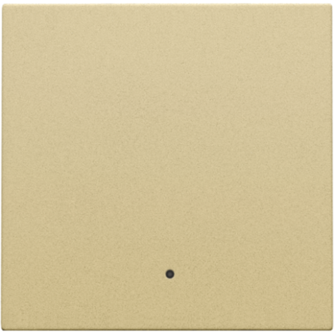 Set de finition avec lentille pour interrupteur électronique ou bouton-poussoir simple, couleur gold coated