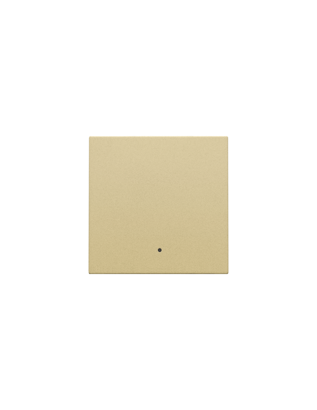 Set de finition avec lentille pour interrupteur électronique ou bouton-poussoir simple, couleur gold coated