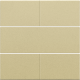 Set de finition pour bouton-poussoir quadruple, libre de potentiel, 24 V, couleur gold coated