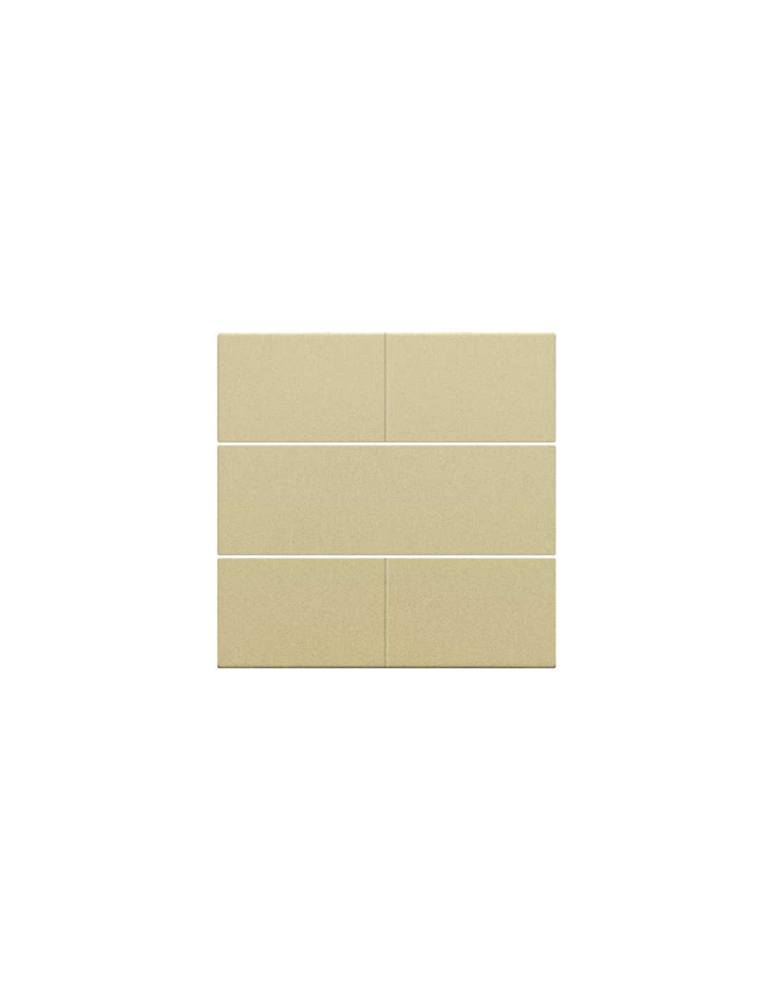 Set de finition pour bouton-poussoir quadruple, libre de potentiel, 24 V, couleur gold coated