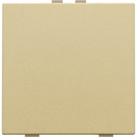 Bouton-poussoir simple pour Niko Home Control, couleur gold coated