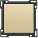 Set de finition pour interrupteur ou bouton-poussoir simple, couleur gold coated