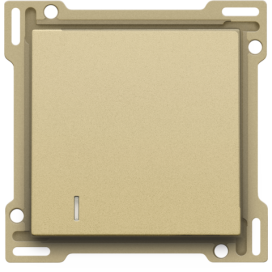 Set de finition pour interrupteur pour cartes d'hôtel, couleur gold coated