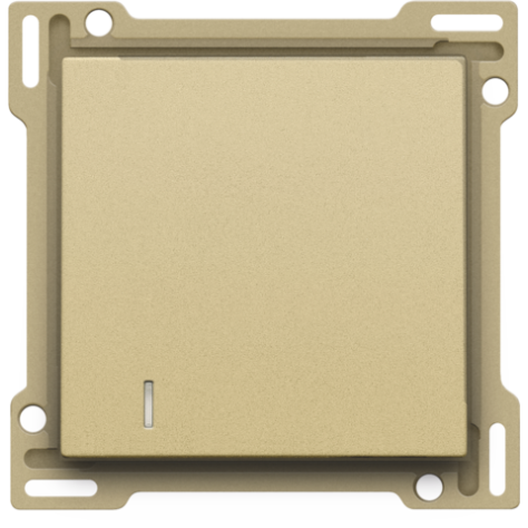 Set de finition pour interrupteur pour cartes d'hôtel, couleur gold coated