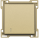 Set de finition pour interrupteur pour cartes d'hôtel, couleur gold coated