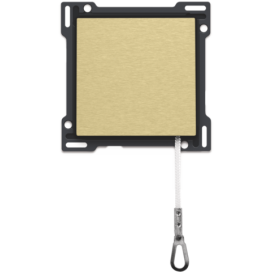 Set de finition pour bouton-poussoir à tirette, couleur gold coated