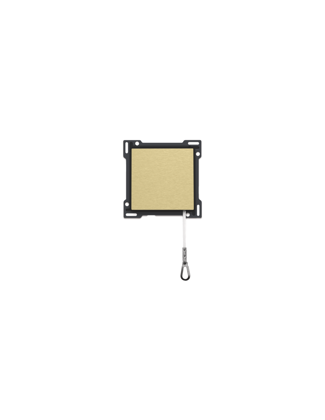 Set de finition pour bouton-poussoir à tirette, couleur gold coated