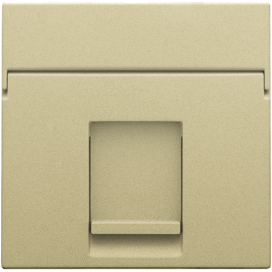 Enjoliveur data 1x RJ, couleur gold coated