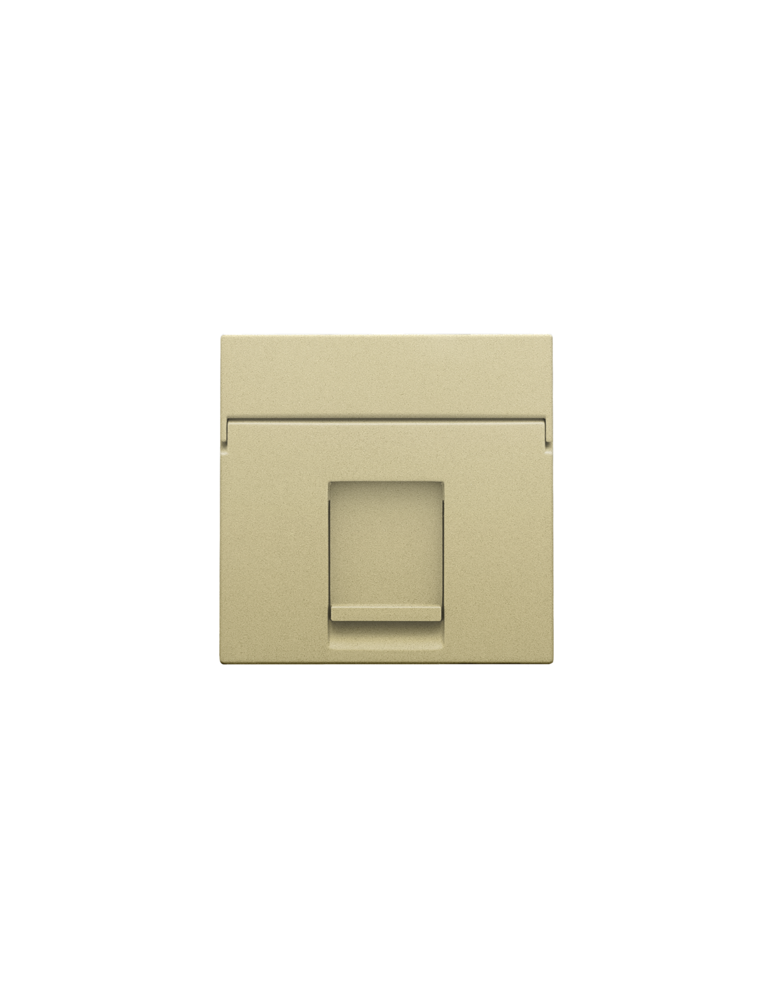 Enjoliveur data 1x RJ, couleur gold coated