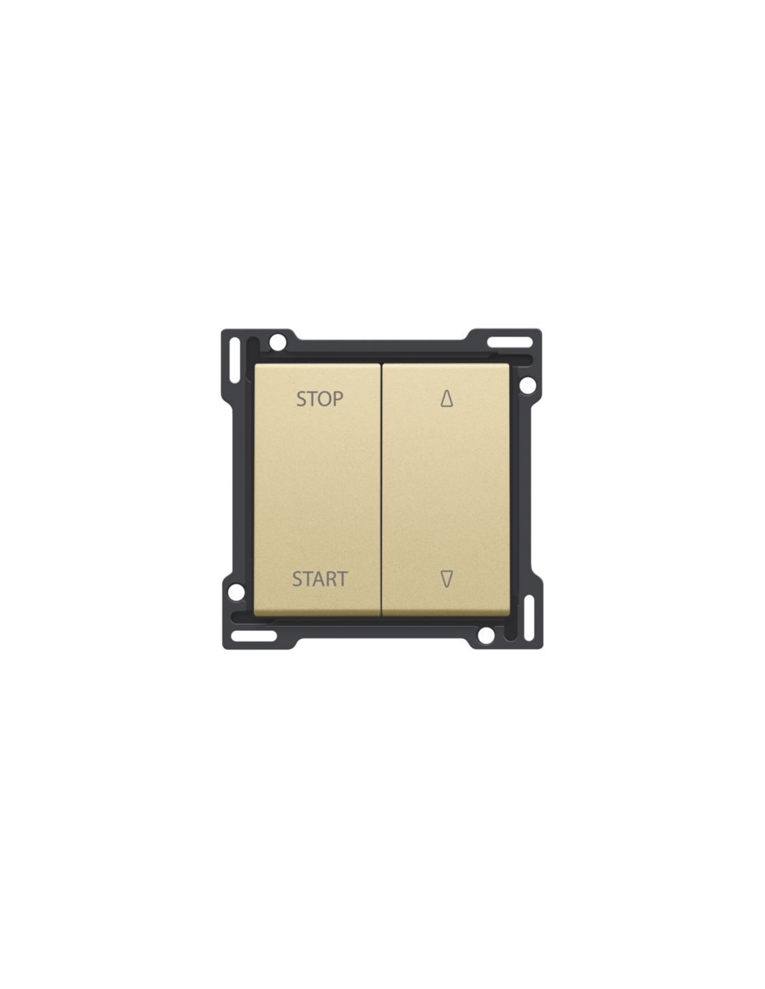 Set de finition pour interrupteur pour volets à verrouillage électrique, couleur gold coated