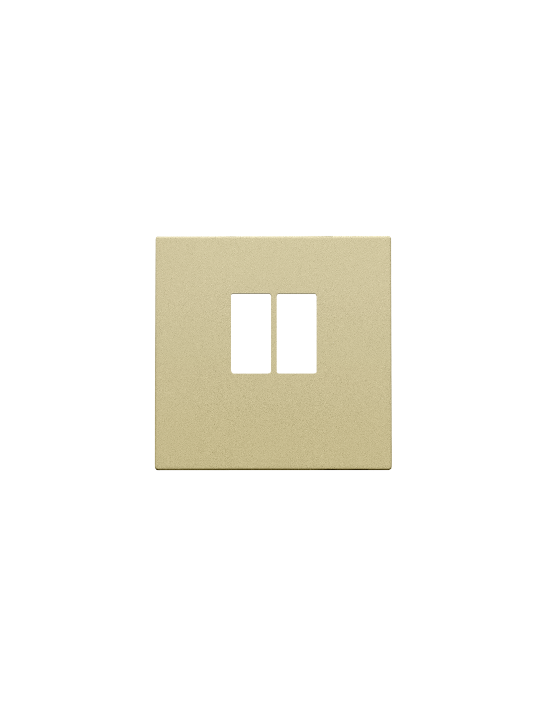 Set de finition pour prise simple pour haut-parleur, couleur gold coated
