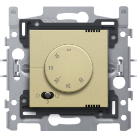 Thermostat électronique, couleur gold coated