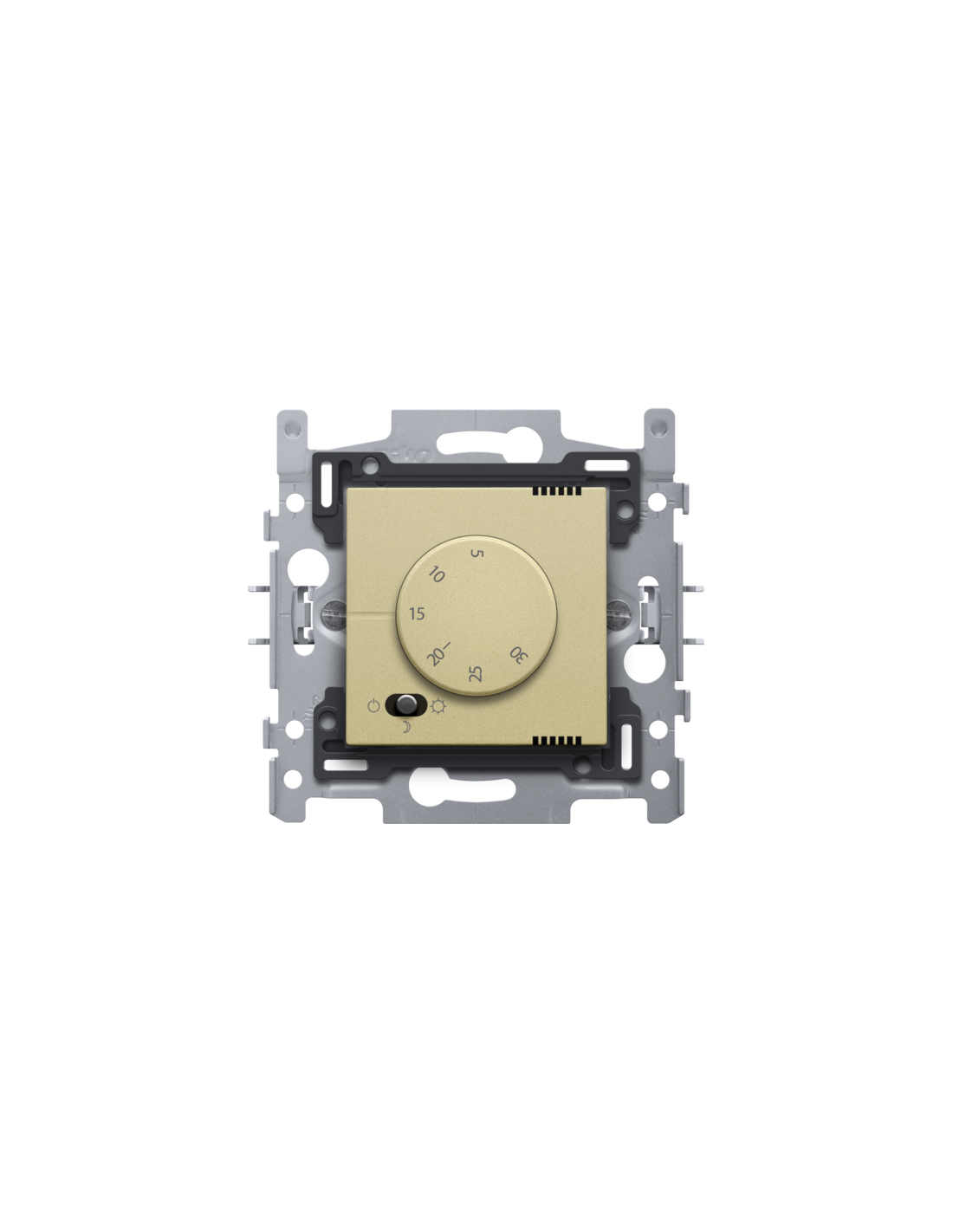 Thermostat électronique, couleur gold coated