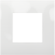 Plaque de recouvrement simple, couleur Niko Pure liquid snow white