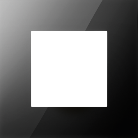 Plaque de recouvrement simple, couleur Niko Pure liquid black Plaque de recouvrement simple, couleur Niko Pure liquid black