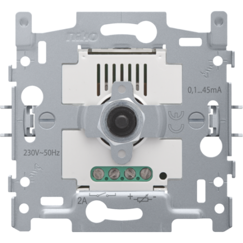 Socle pour variateur à bouton rotatif pour commuter et faire varier l'intensité des ballasts électroniques réglables