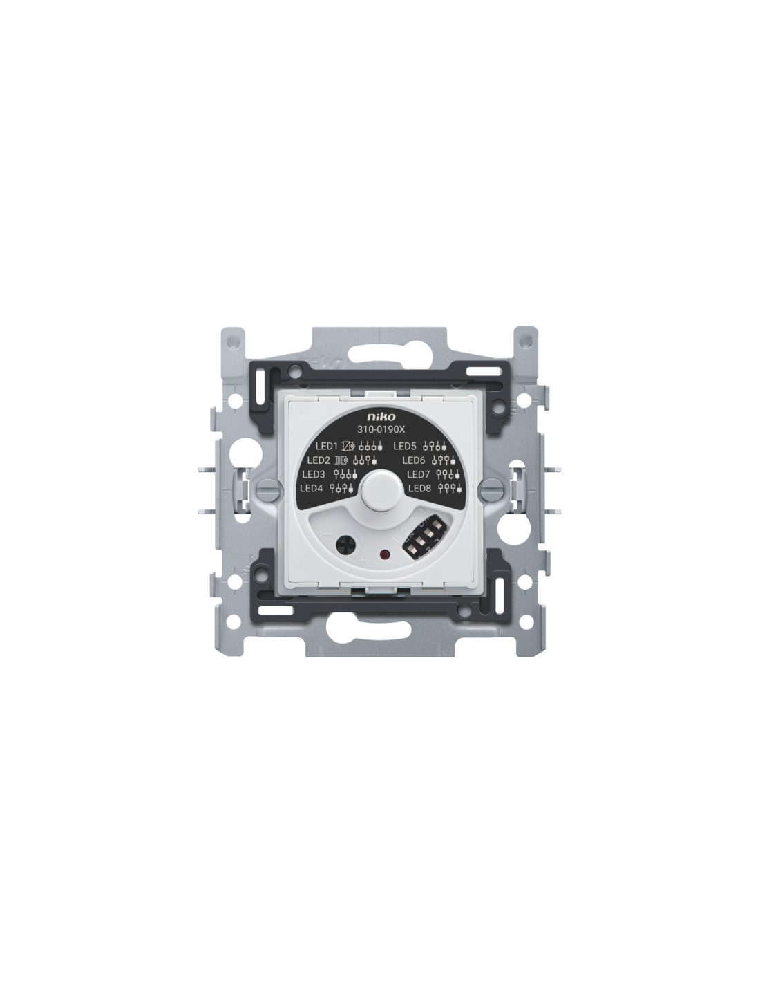 Socle pour variateur à bouton rotatif universel avec déparasitage TCC, 5 – 325 W, connexion à 3 fils