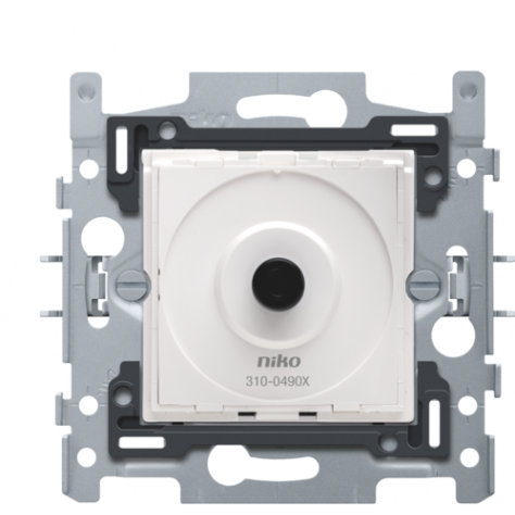 Socle pour variateur LED à bouton rotatif 4-200 W, 2 fils, fixation par griffes