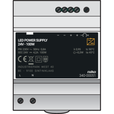 Alimentation modulaire 24 Vdc, 100 W