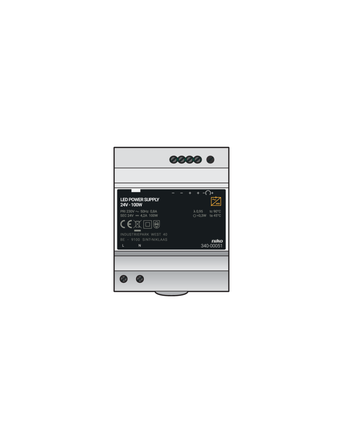 Alimentation modulaire 24 Vdc, 100 W