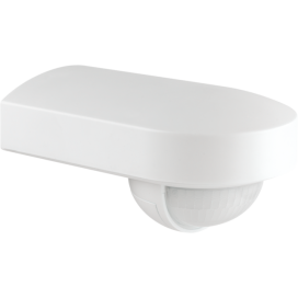 Détecteur de mouvement, 230 V, 16 m, 180°, IP54, avec lentille orientable, pour montage en saillie, couleur blanc