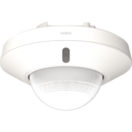 Détecteur de mouvement M34LR, KNX®, 5 canaux, 39-41 m, IP40, pour boîte d'encastrement, couleur blanc